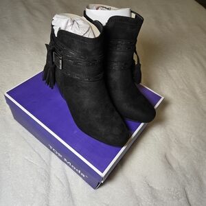Top Moda Women's Black Ankle Boots